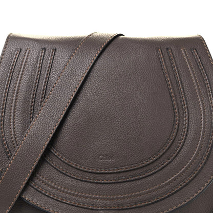 Chloe Calfskin Medium Marcie Round Crossbody Bag Truffle 5 of 5