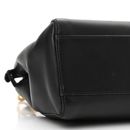 Fendi Nappa Mini Peekaboo Iconic Satchel Black 10 of 11