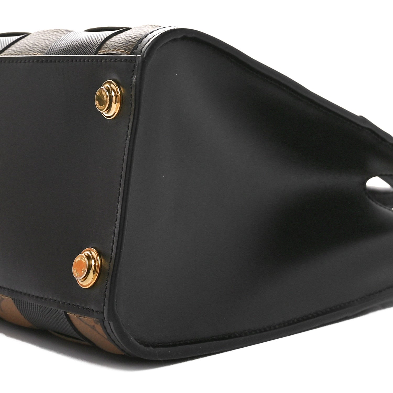 Louis Vuitton Calfskin Monogram Damier Tressage City Steamer PM Black 9 of 9