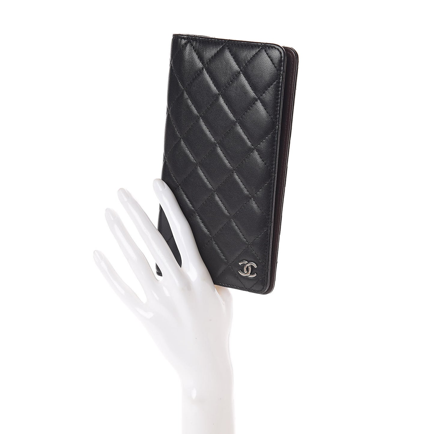 Lambskin Medium Agenda Cover Black