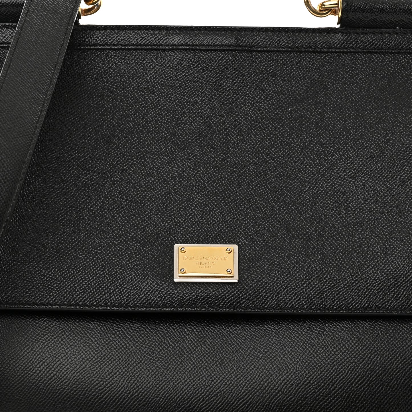 Dauphine Large Miss Sicily Satchel Black