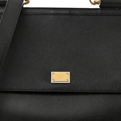 Dolce & Gabbana Dauphine Large Miss Sicily Satchel Black 6 of 15