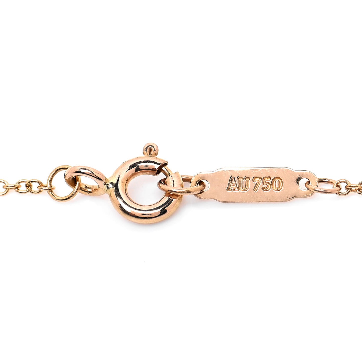 18K Rose Gold Diamond Atlas Pierced Pendant Necklace