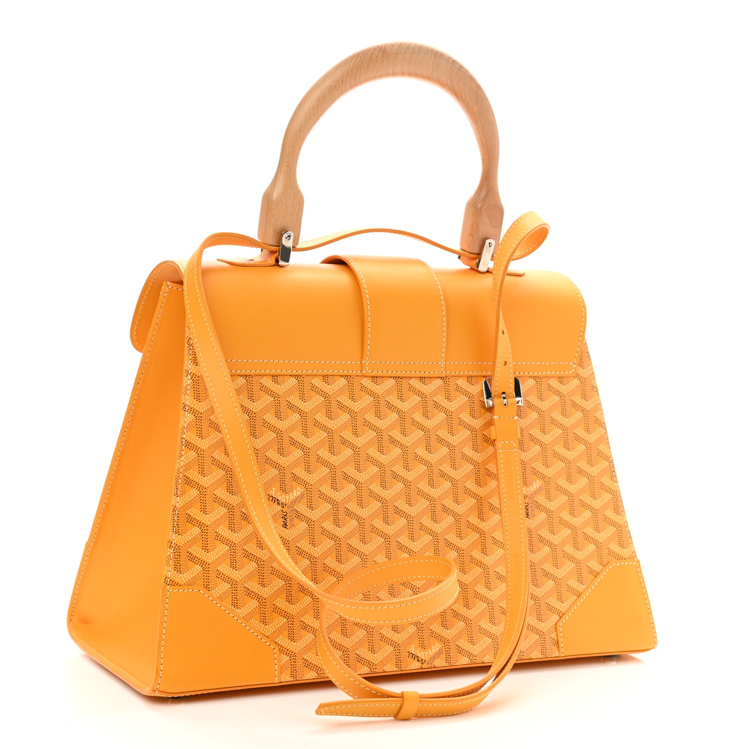 Goyard Goyardine Saigon MM Yellow 3 of 10