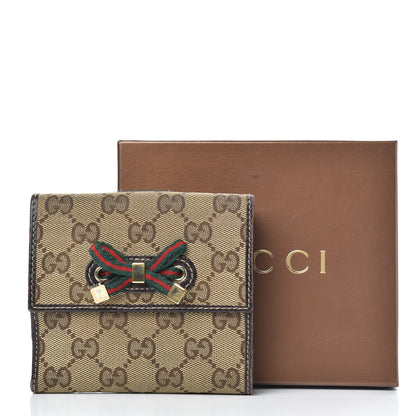 Gucci Monogram Princy Compact French Flap Wallet Brown 12 of 12