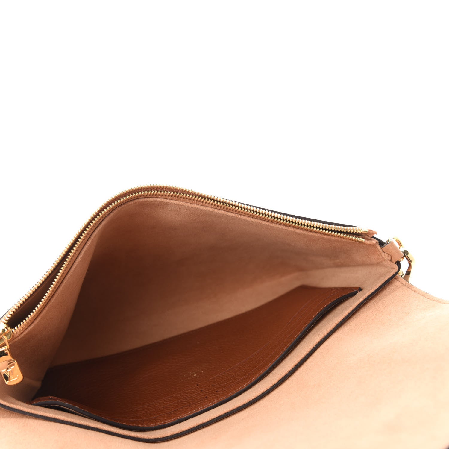 Louis Vuitton Soft Calfskin My Lockme Pochette Arizona Quartz Caramel 5 of 10
