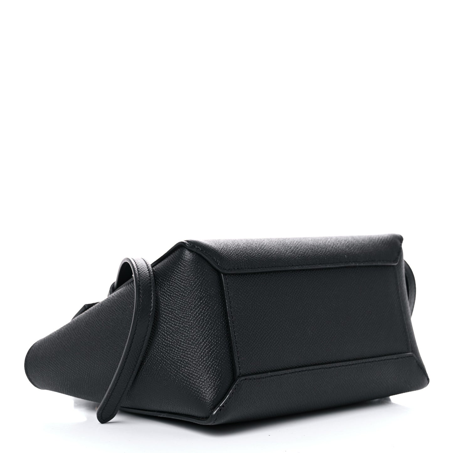 Grained Calfskin Nano Belt Bag Black