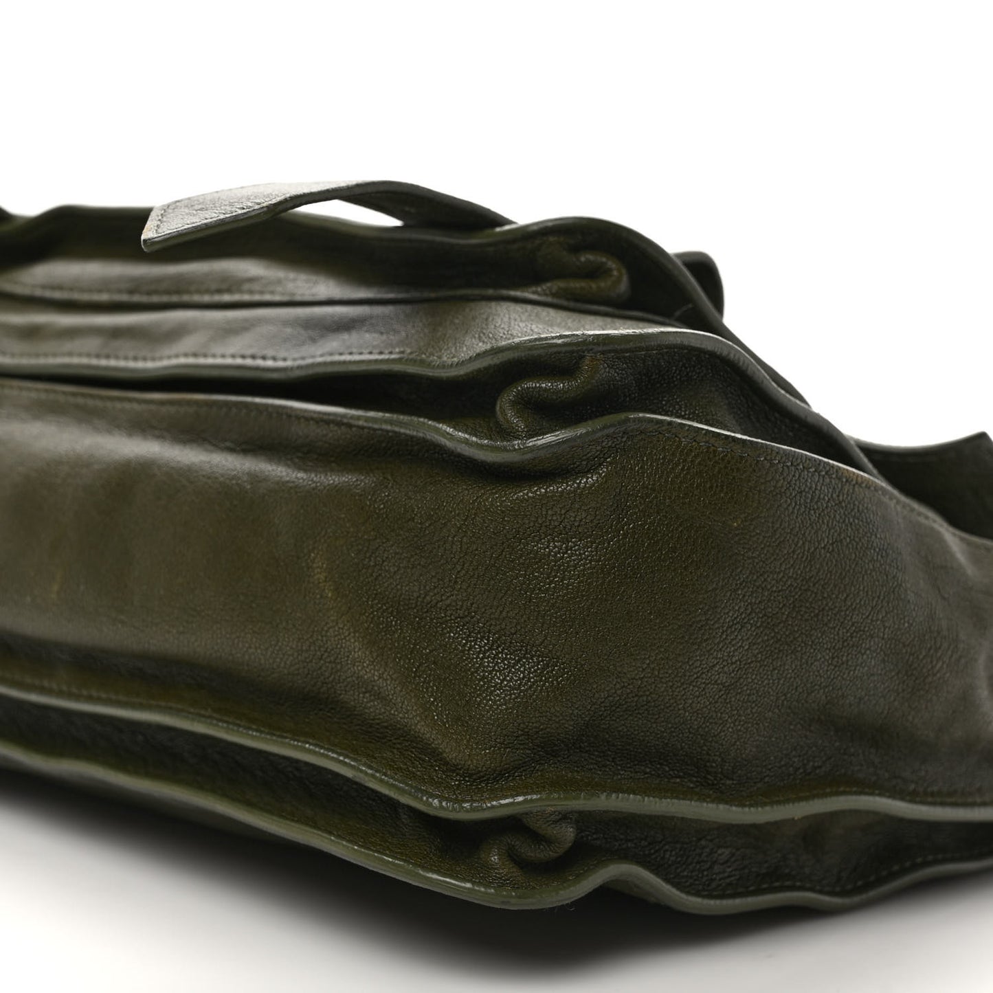 Lambskin Medium PS1 Satchel Military