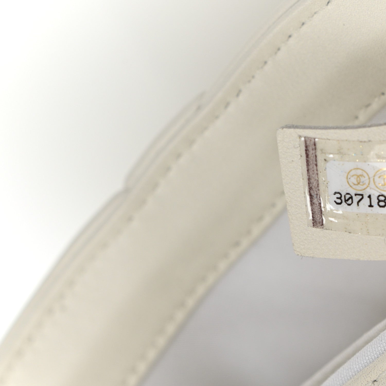 Chanel Calfskin Quilted Medium Bubbly Flap White 6 of 7