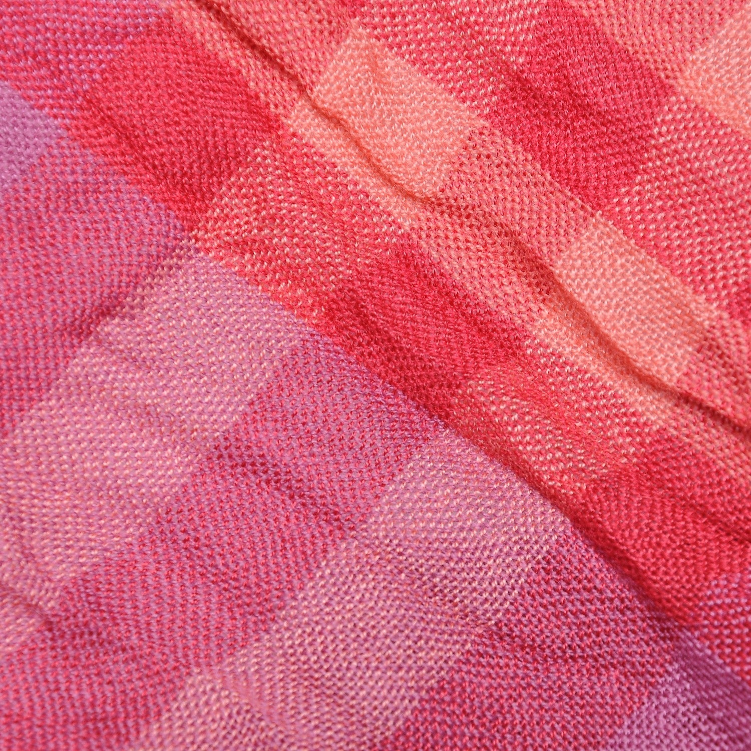 Burberry Modal Cashmere Silk Brit Sheer Mega Check Scarf Pink 4 of 4