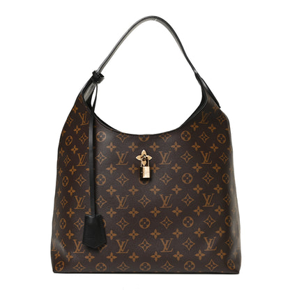 Louis Vuitton Monogram Flower Hobo Black 1 of 11