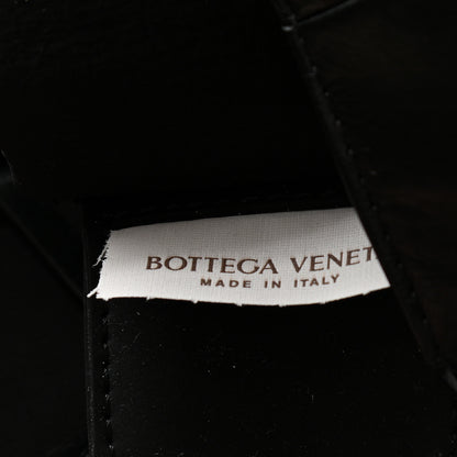 Bottega Veneta Lambskin Maxi Intrecciato Extra Mini Cassette Crossbody Bag Black 6 of 11