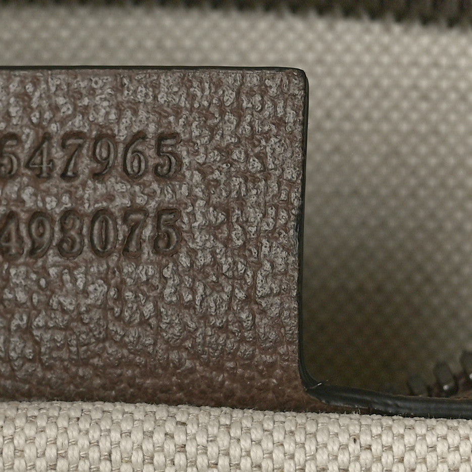 Gucci GG Supreme Monogram Calfskin Web Small Ophidia Day Backpack Beige Ebony New Acero 7 of 10