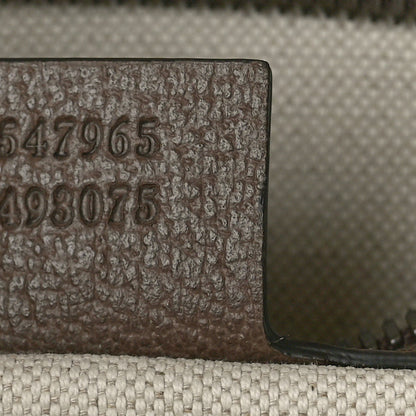 Gucci GG Supreme Monogram Calfskin Web Small Ophidia Day Backpack Beige Ebony New Acero 7 of 10
