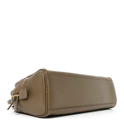 Chanel Calfskin Large Perfect Bowling Bag Dark Khaki 3 of 9