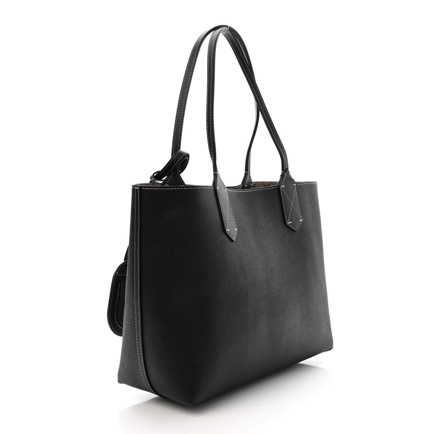 GG Supreme Monogram Small Reversible Tote Dark Brown