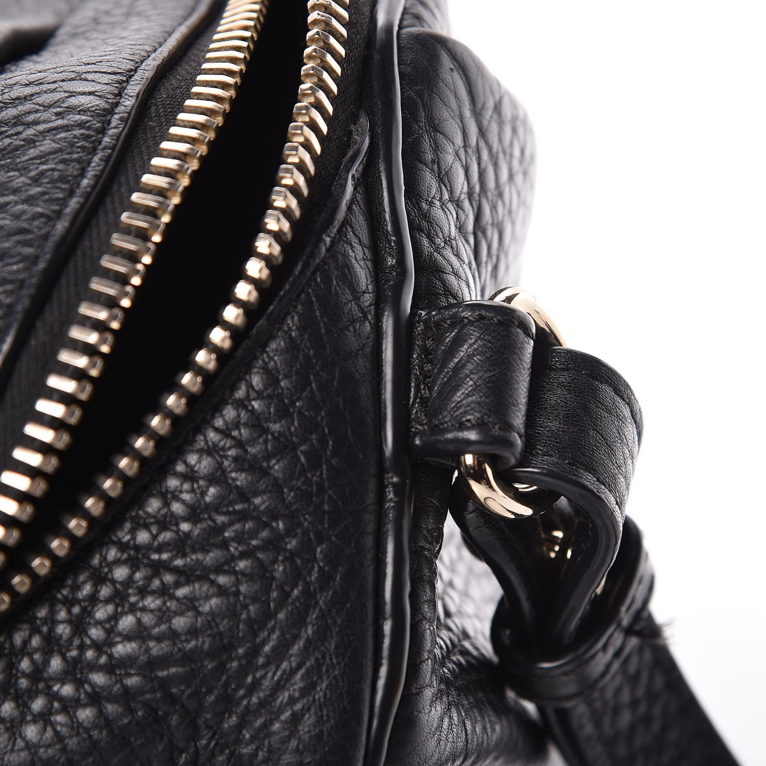 Alexander Wang Pebbled Lambskin Rockie Black Pale Gold Hardware 14 of 15