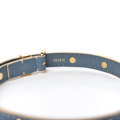 Louis Vuitton Suhali Double Tour Bracelet Blue 6 of 7
