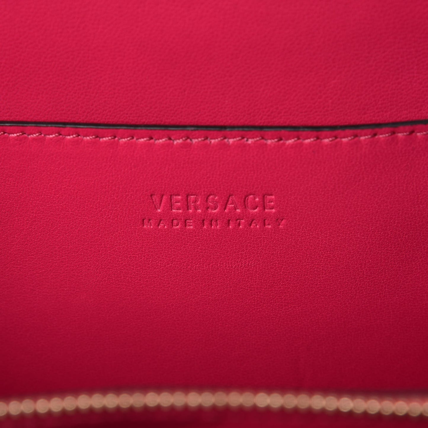 Calfskin Medium DV One Satchel Pink Red