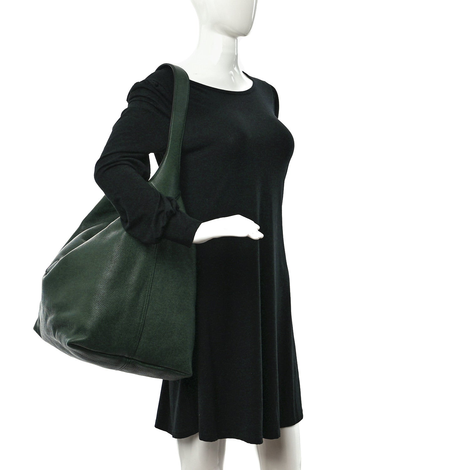 Gucci Amour Grane Calfskin Medium Jackie 1961 Crossbody Bag Green 3 of 8