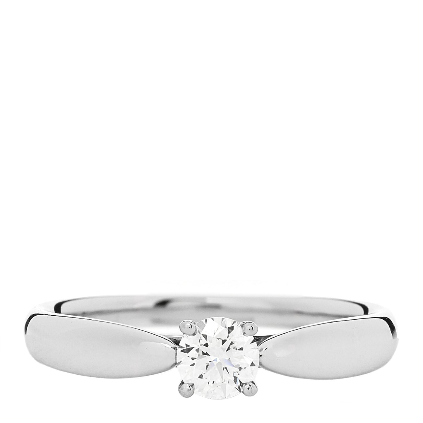 Platinum Diamond .25ct Harmony Solitaire Engagement Ring 50 5.5