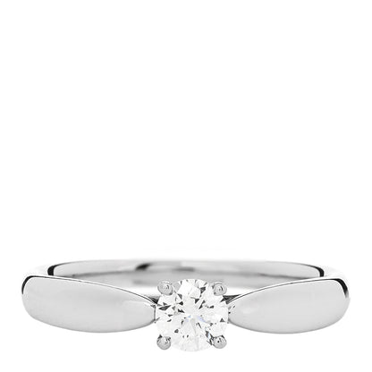 Tiffany Platinum Diamond .25ct Harmony Solitaire Engagement Ring 50 5.5 1 of 6
