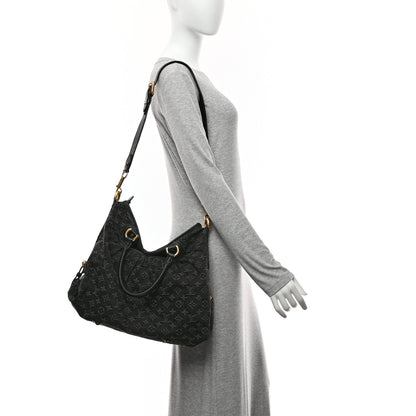 Louis Vuitton Denim Neo Cabby GM Black 2 of 10