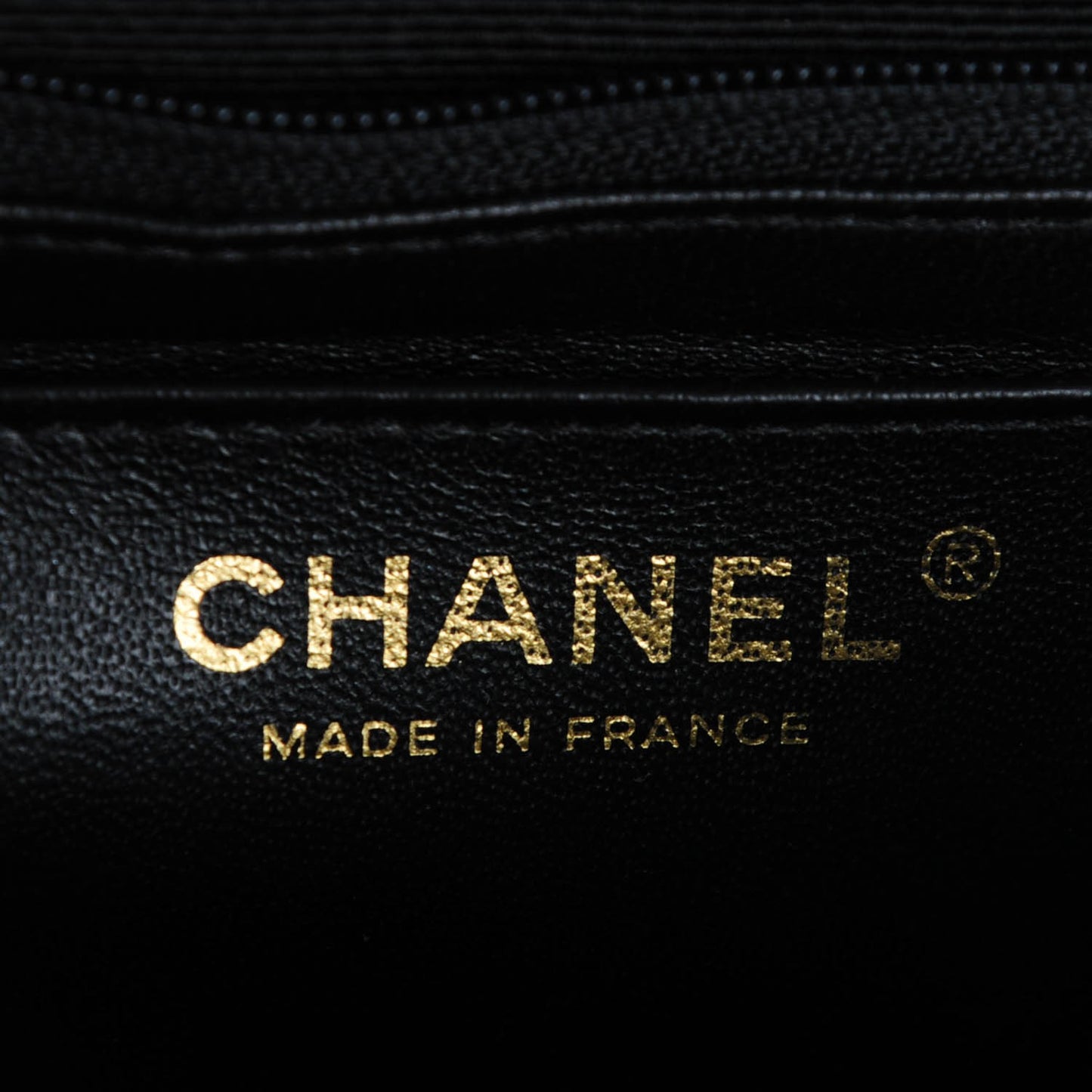 Caviar Quilted Mini Square Flap Black