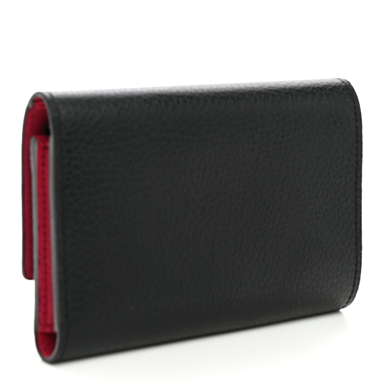 Louis Vuitton Taurillon Capucines Compact Wallet Black 3 of 7