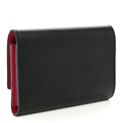 Louis Vuitton Taurillon Capucines Compact Wallet Black 3 of 7