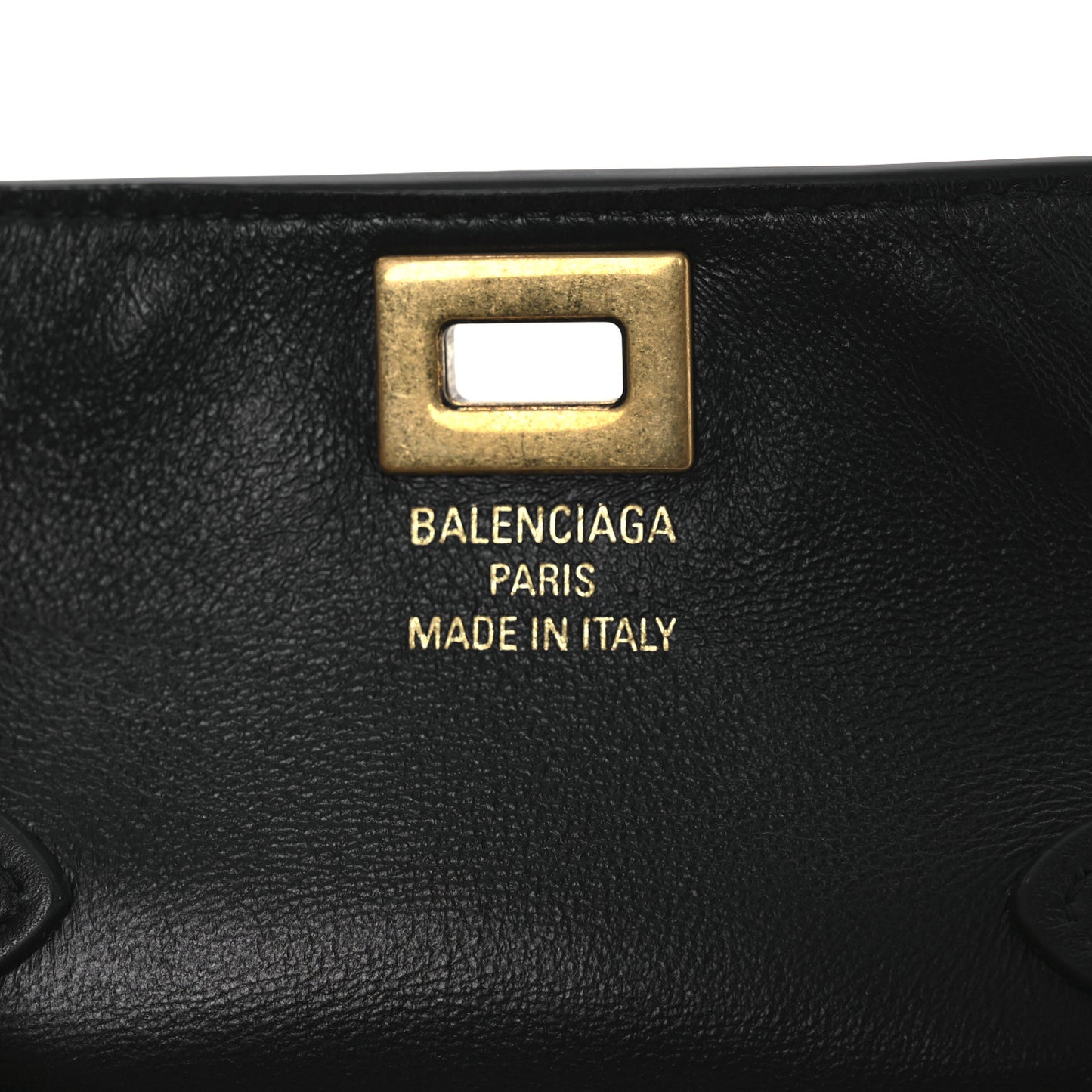 Smooth Calfskin Rodeo Micro Bag Charm Black