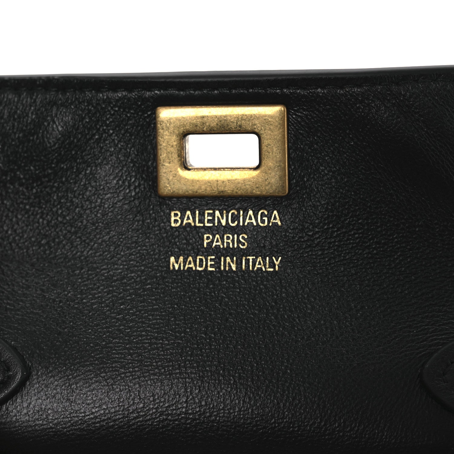 Balenciaga Smooth Calfskin Rodeo Micro Bag Charm Black 6 of 11