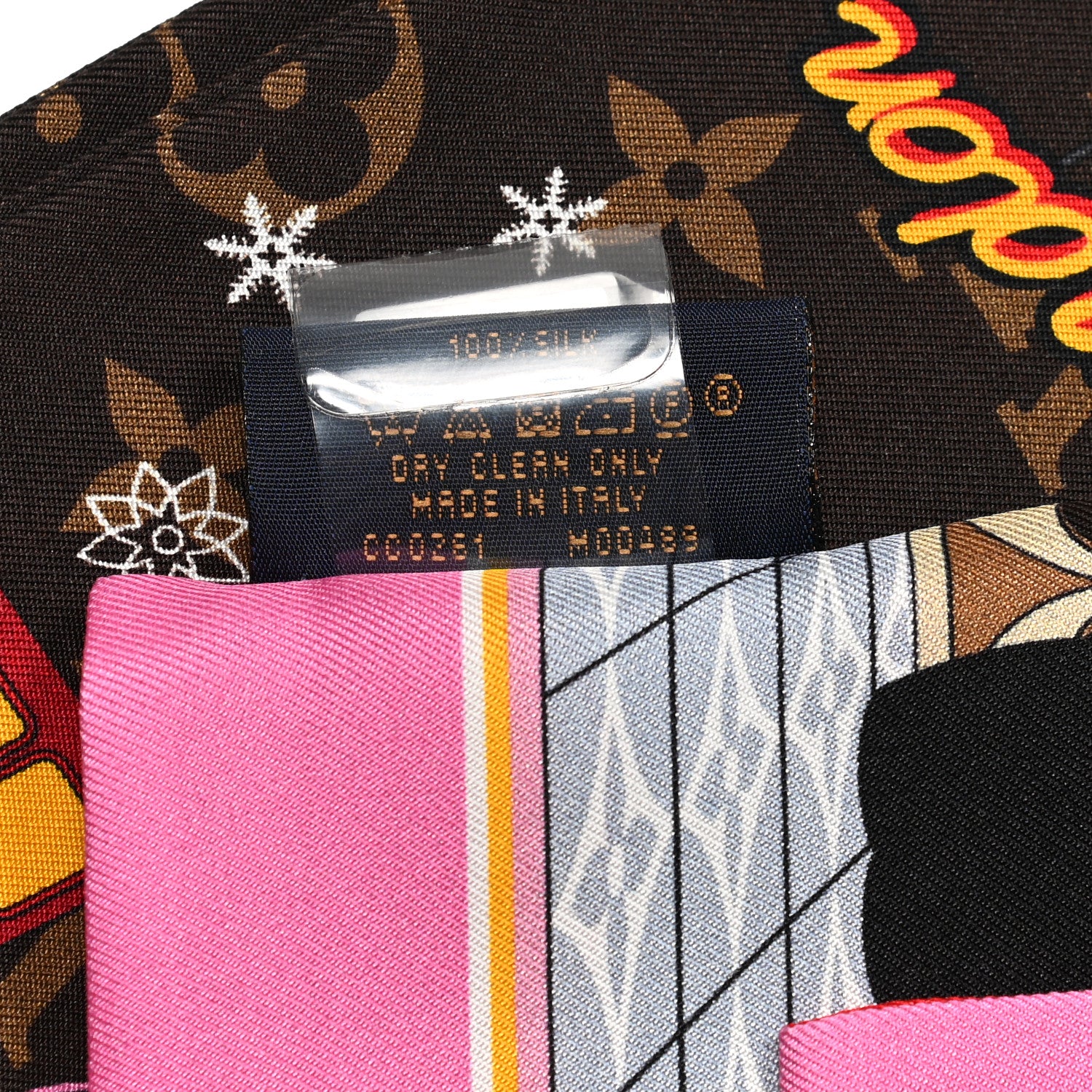 Louis Vuitton Silk Monogram 2021 London Christmas Animation Bandeau Marron 4 of 4