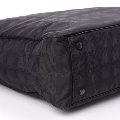Chanel Nylon Large Travel Tote Black 8 of 14