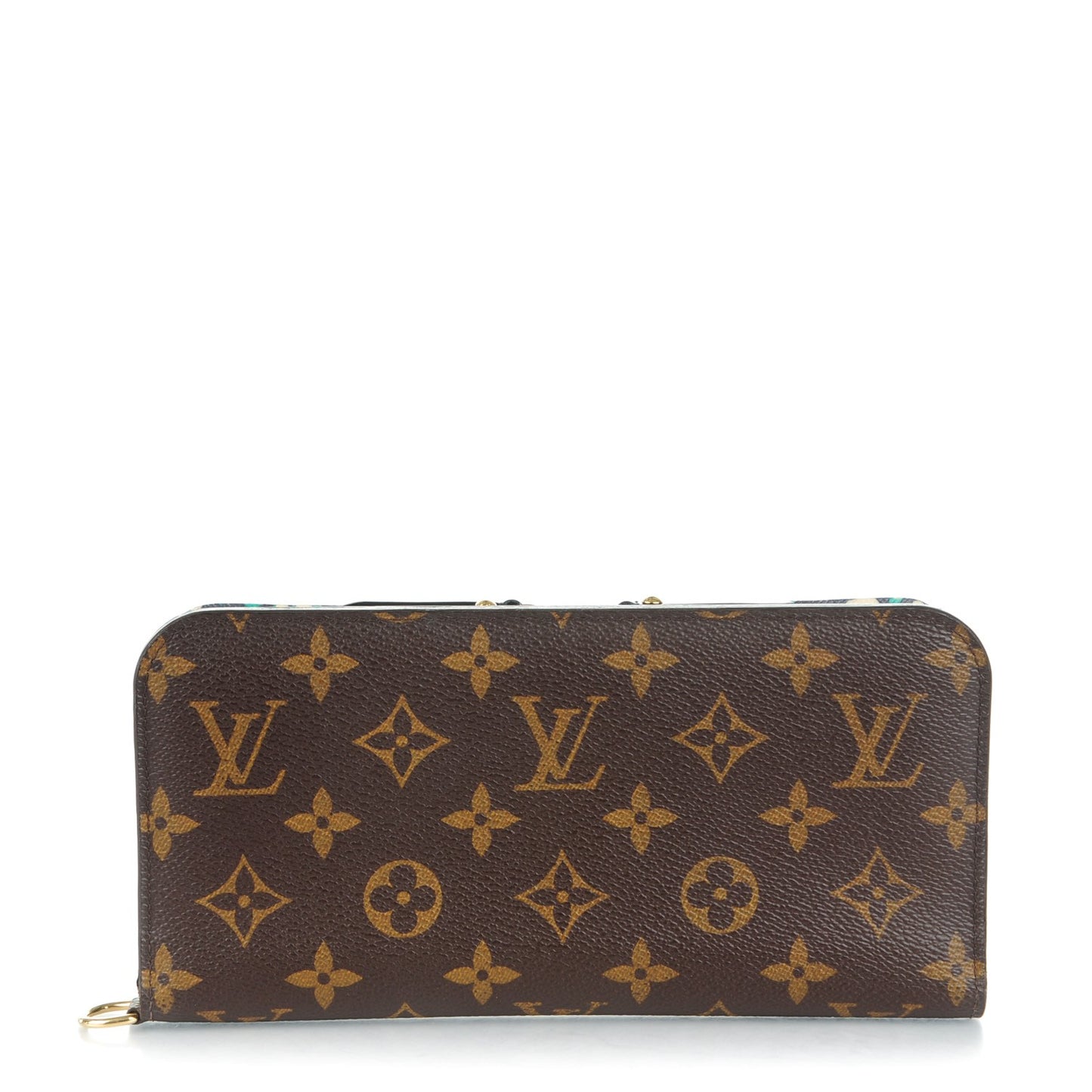 Monogram Leopard Insolite Wallet Blue Infini