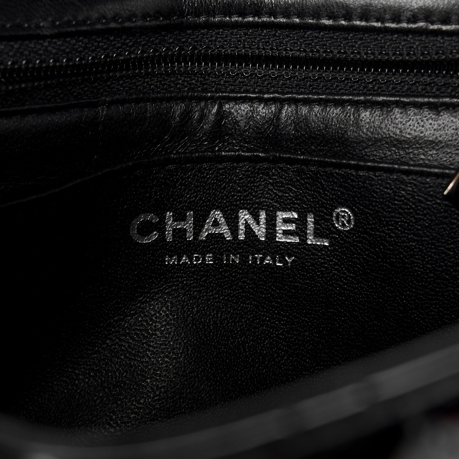 Chanel Patent Calfskin Quilted Mini Square Flap Black 7 of 11