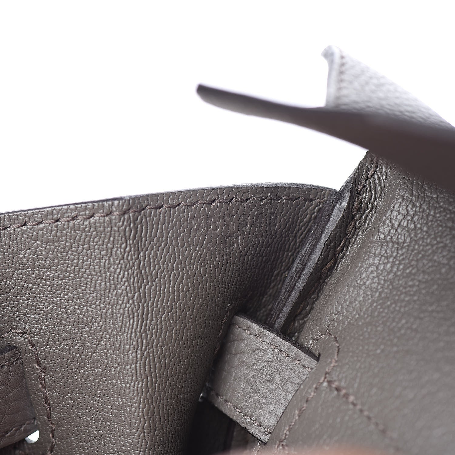Hermes Togo Birkin 30 Etain 9 of 32