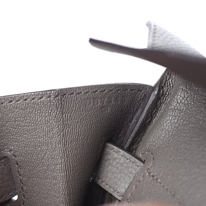 Hermes Togo Birkin 30 Etain 9 of 32