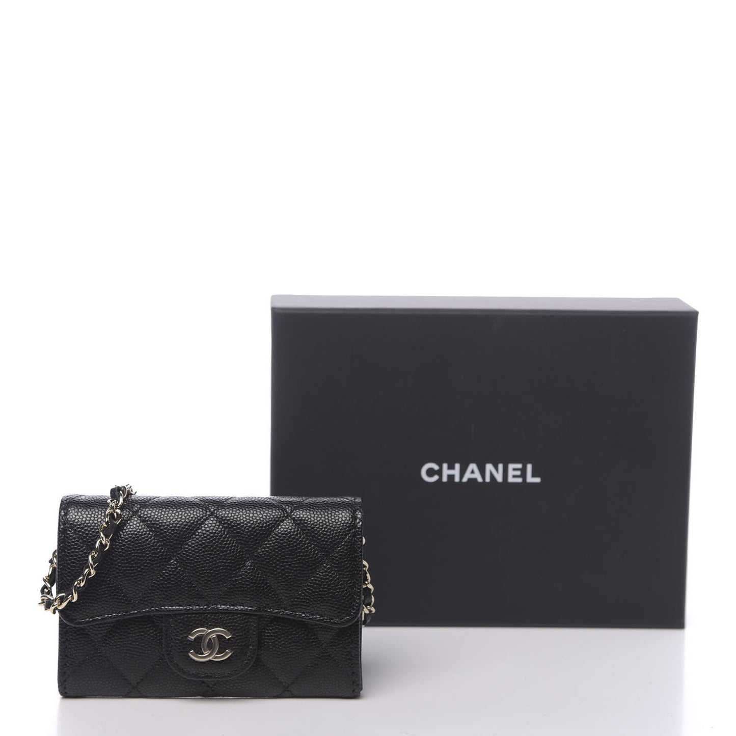 Caviar Quilted Belt Bag Black