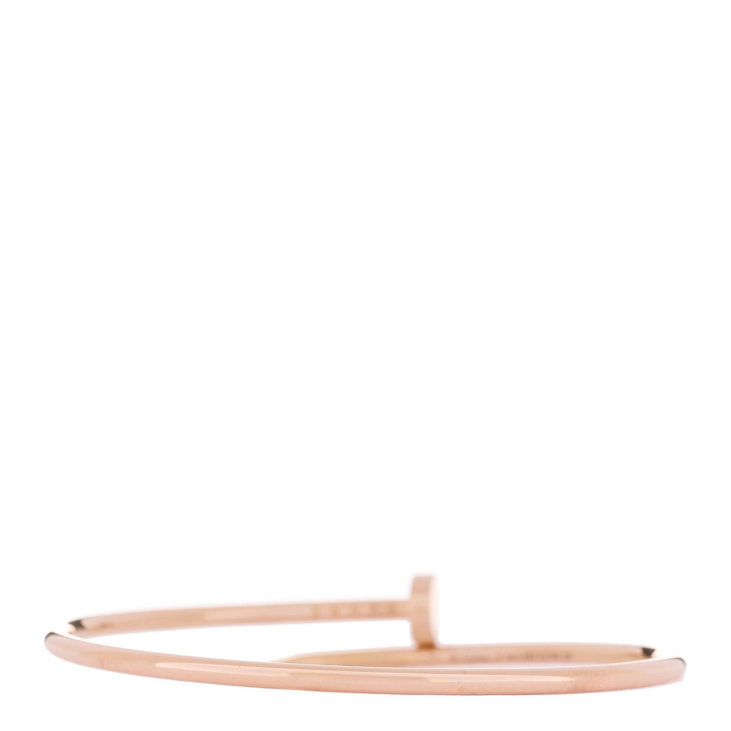 18K Pink Gold Small Juste Un Clou Bracelet 17