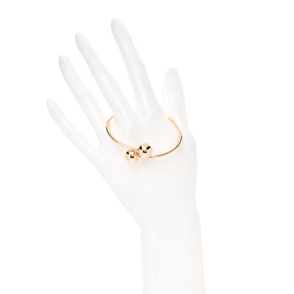 Tiffany 18K Rose Gold 11mm HardWear Ball Bypass Bracelet 2 of 5