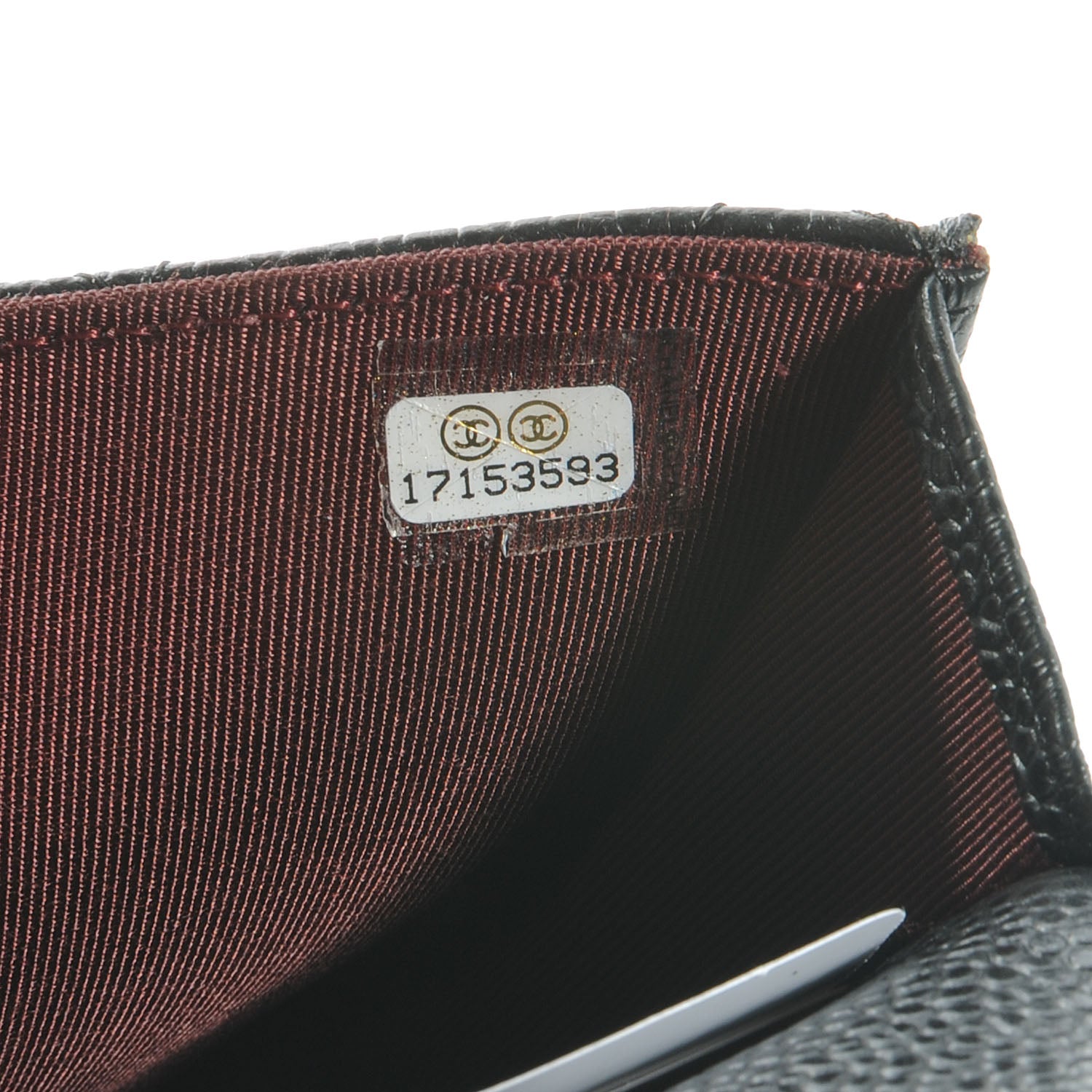 Chanel Caviar Quilted Travel Wallet Black 9 of 9