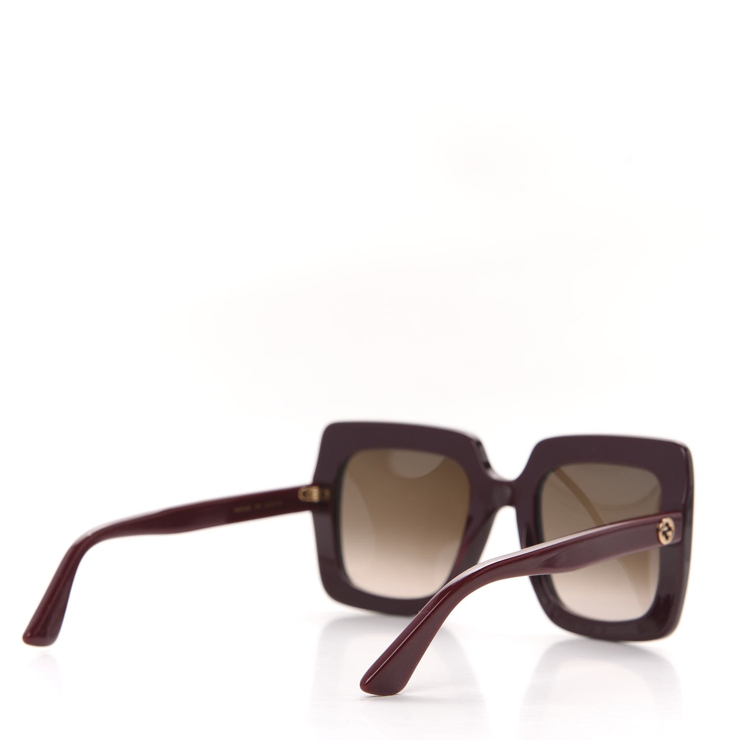 Gucci Acetate Oversize Sunglasses GG0328S Red 4 of 7