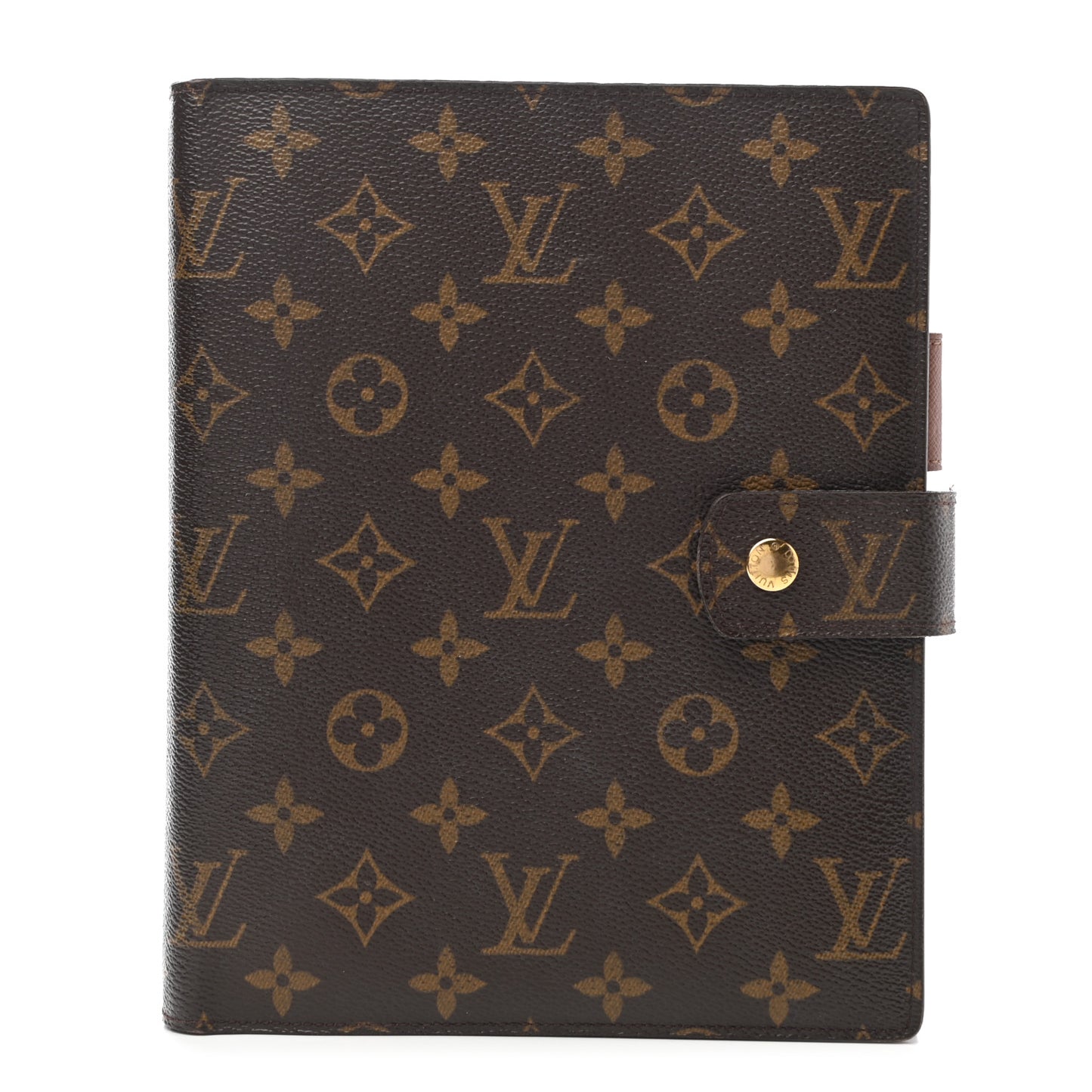 Monogram Large Ring Agenda Cover