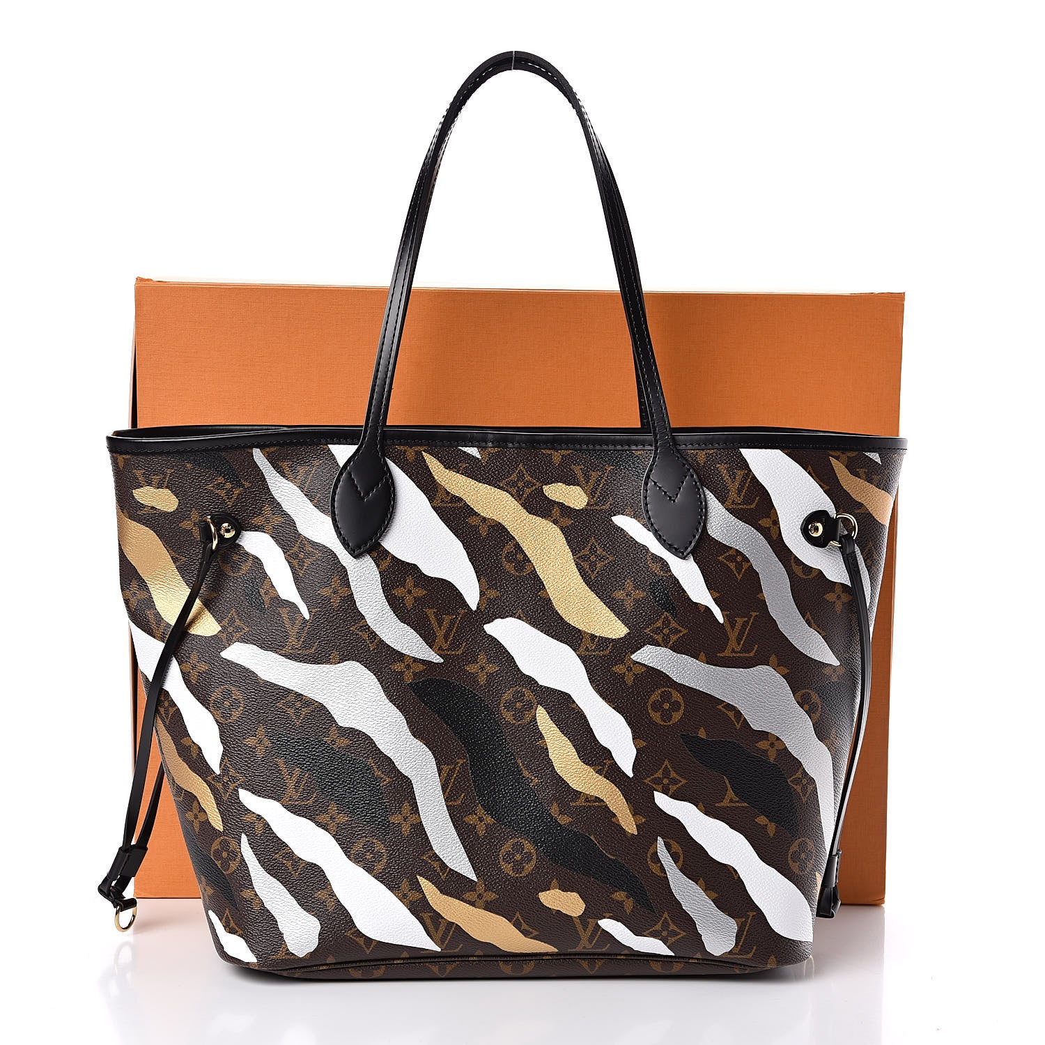 Louis Vuitton X LOL Monogram Neverfull MM Gold Silver 12 of 12