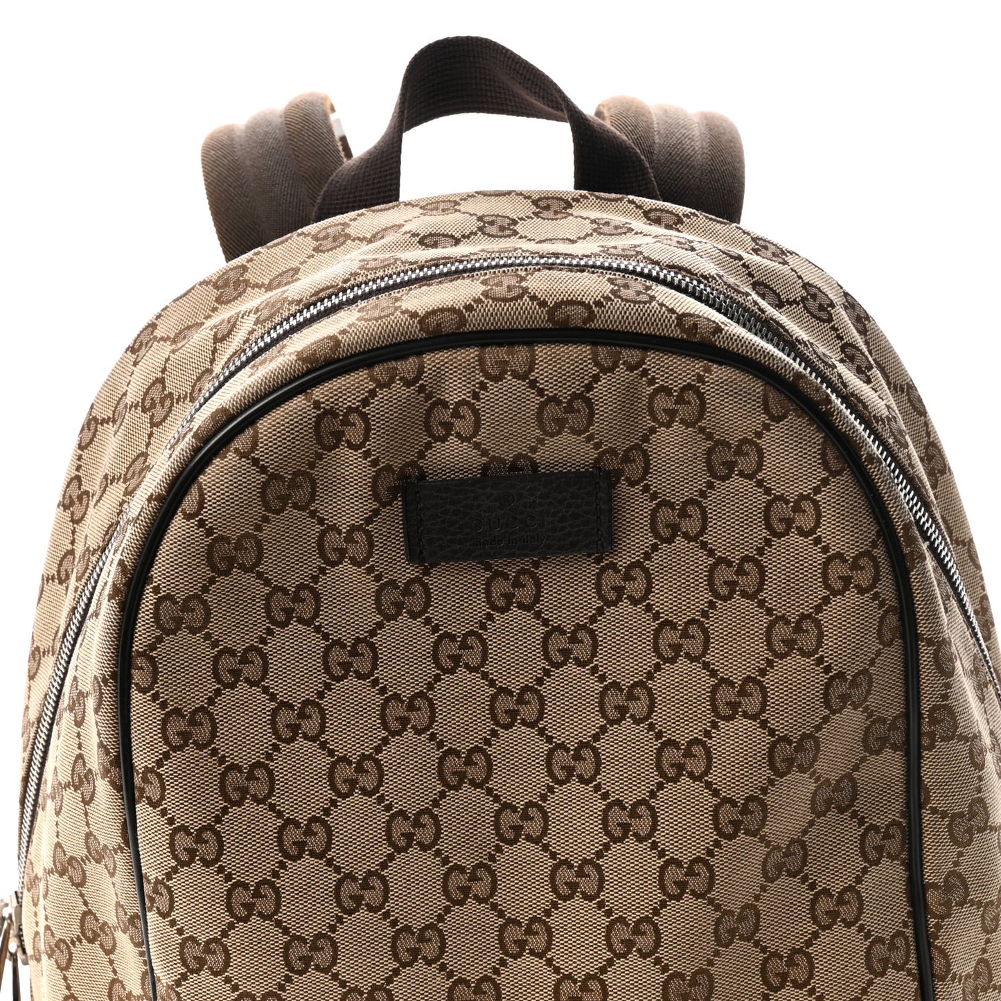 Gucci Original GG Guccissima Backpack Rucksack Travel Bag Tote (Beige/Brown) 449906