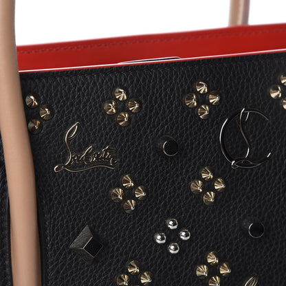 Christian Louboutin Calfskin Spikes Loubinthesky Medium Paloma Black Multimetal 7 of 9