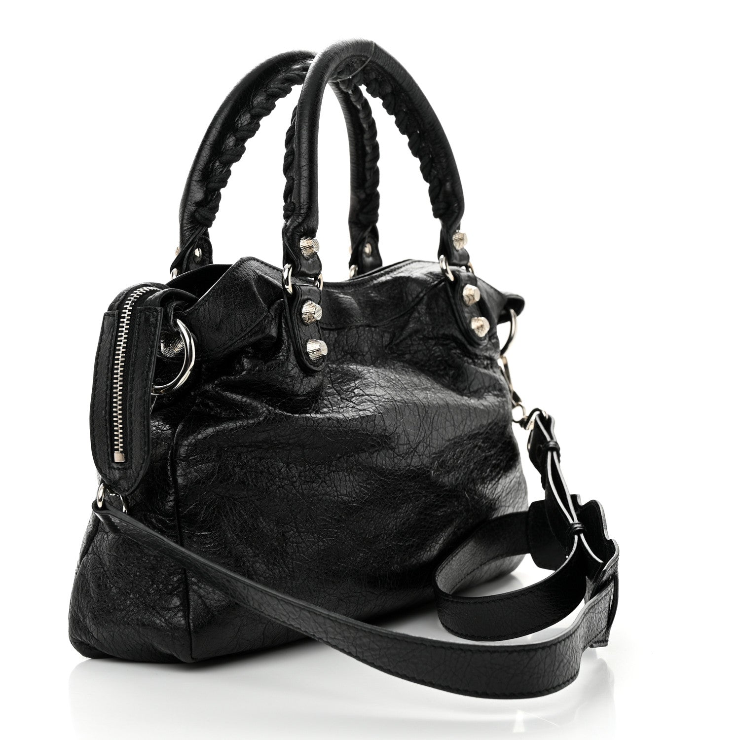 Balenciaga Agneau Giant 12 Silver Hardware Town Black 4 of 17