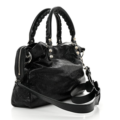 Balenciaga Agneau Giant 12 Silver Hardware Town Black 4 of 17