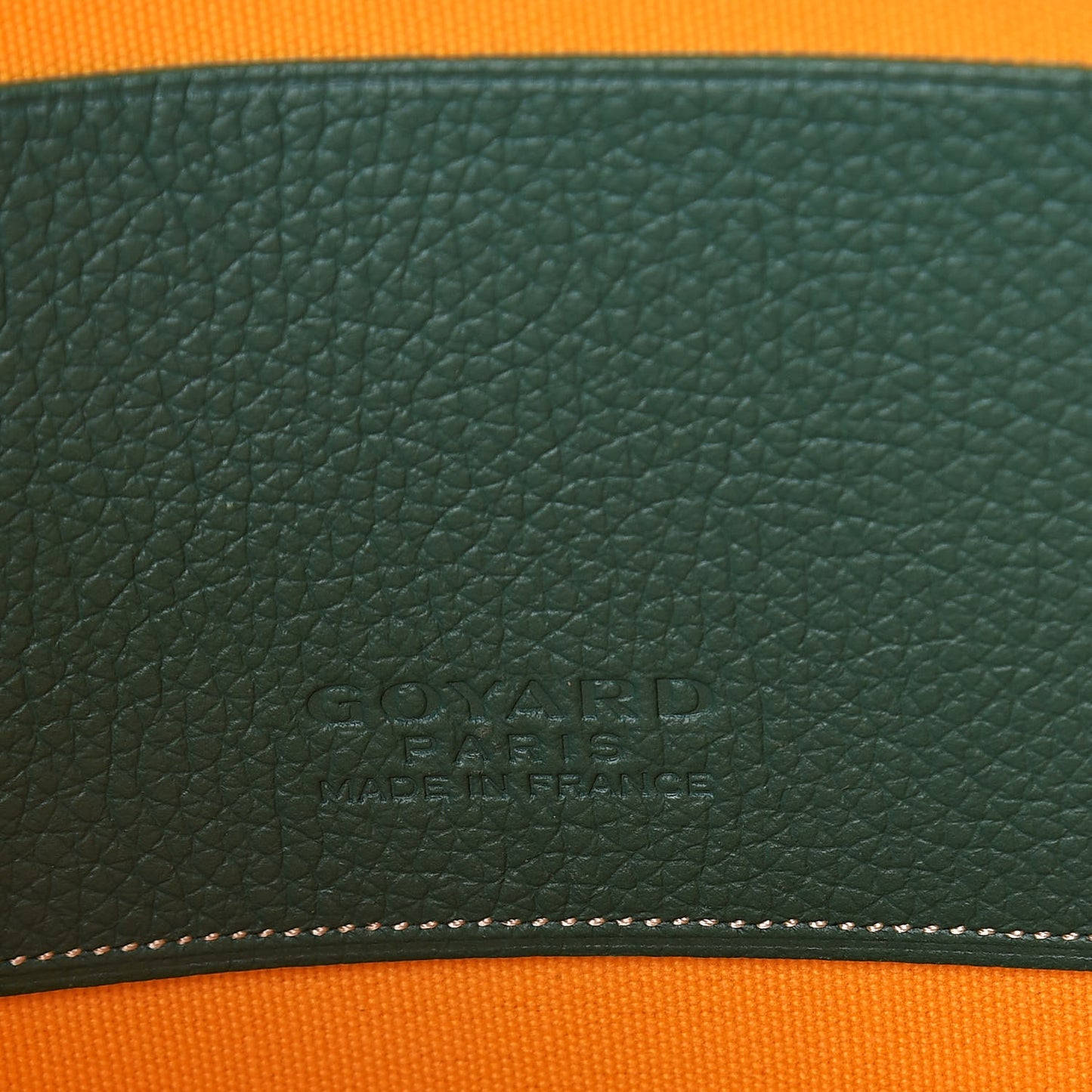 Goyardine Senat Pochette MM Green